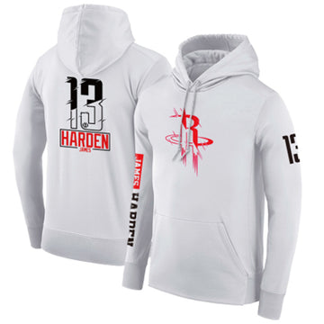 Sweat à capuche blanc Houston Rockets