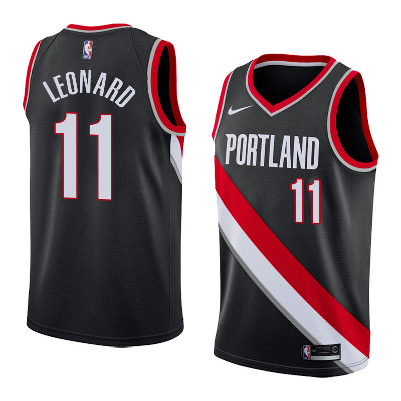 Portland black 11 leonard jersey