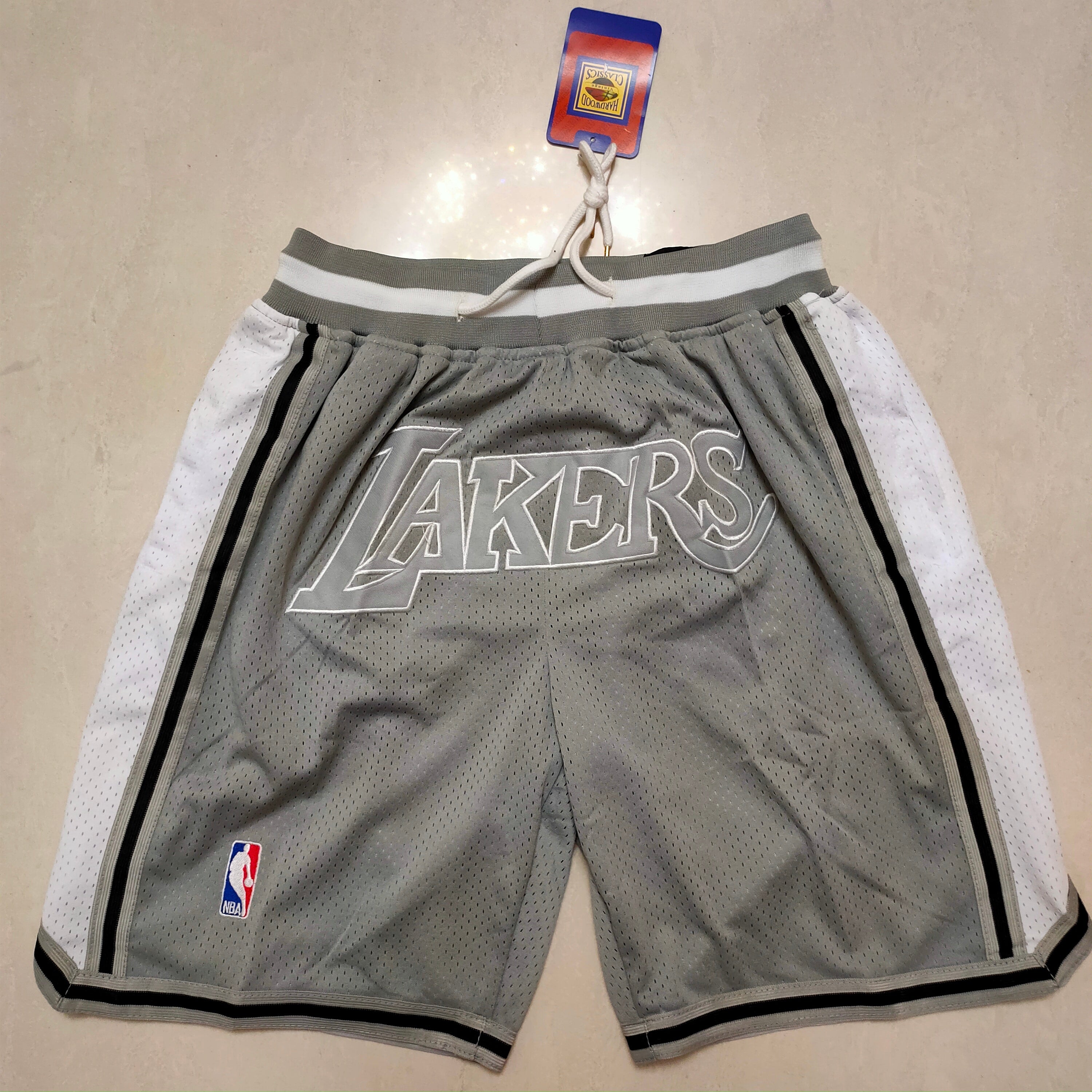 Lakers grey shorts