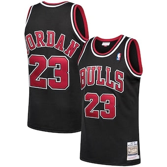 Maillot rétro Chicago Bulls 23 Jordan noir