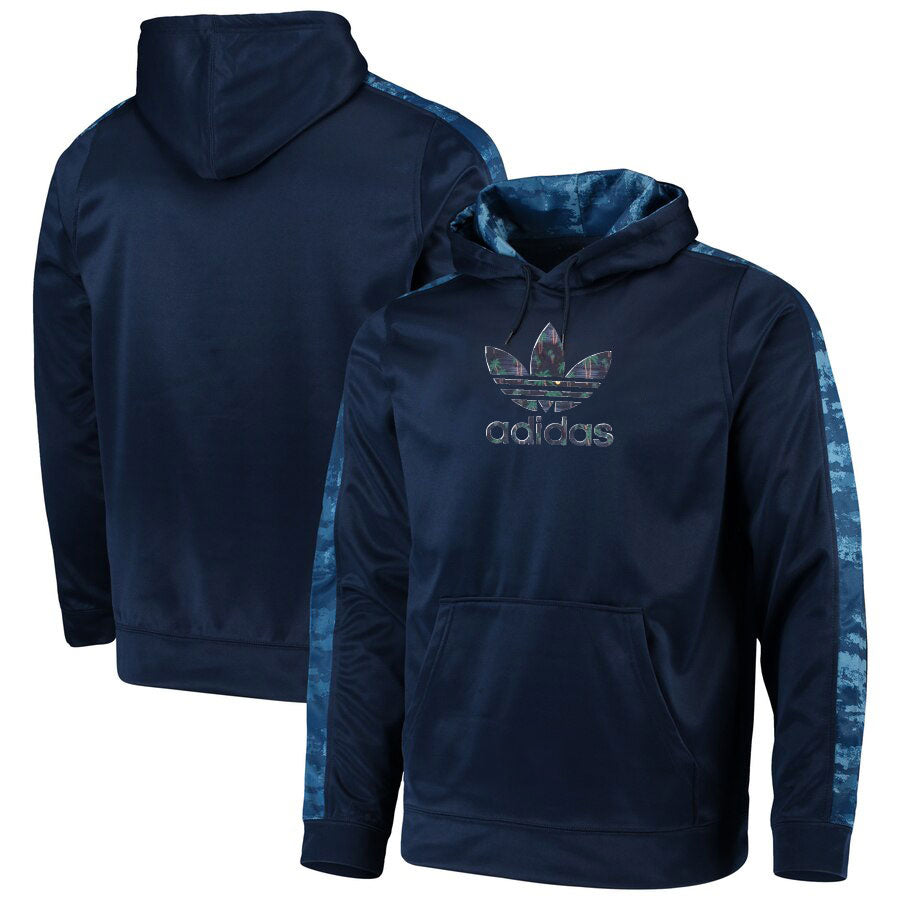 Sweat à capuche Adidas bleu foncé