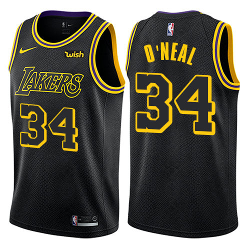 Maillot Lakers noir/jaune 34 o neal