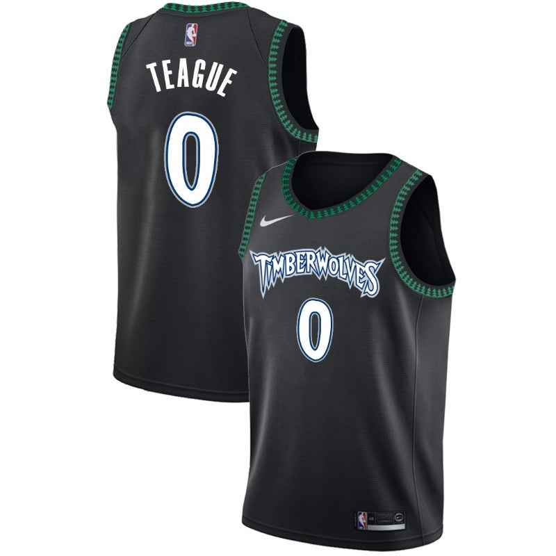 Maillot Timberwolves noir 0 Teague