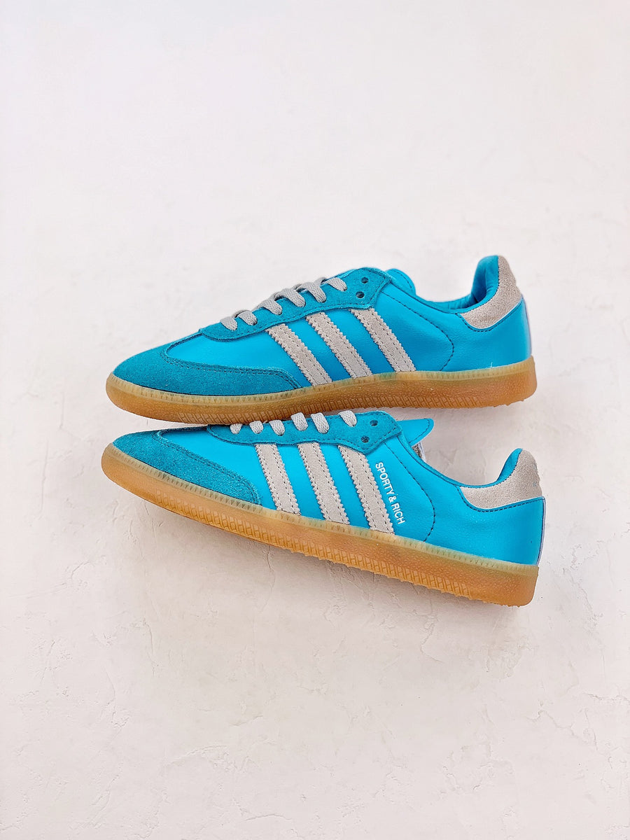 Adidas samba aqua blue shoes – Dunknation