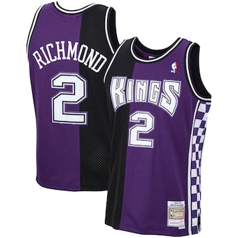 Maillot rétro des Kings de Sacramento noir/violet