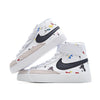 Nike high blazer color patches shoes