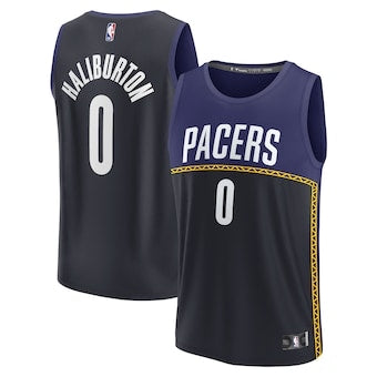 Indiana pacers navy blue/black jersey