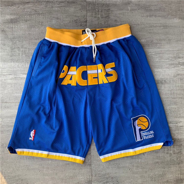Pacers blue/yellow shorts