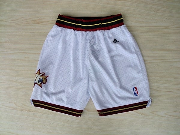 76ers white shorts