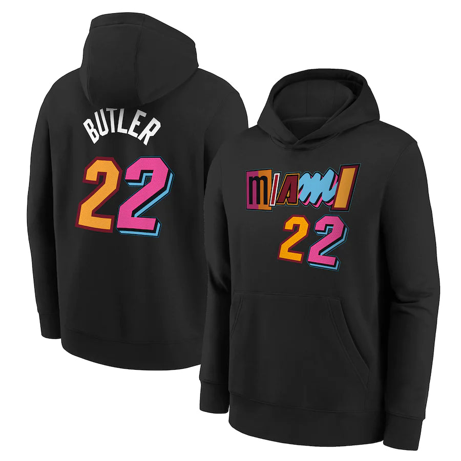 Miami heat black 22 butler hoodie