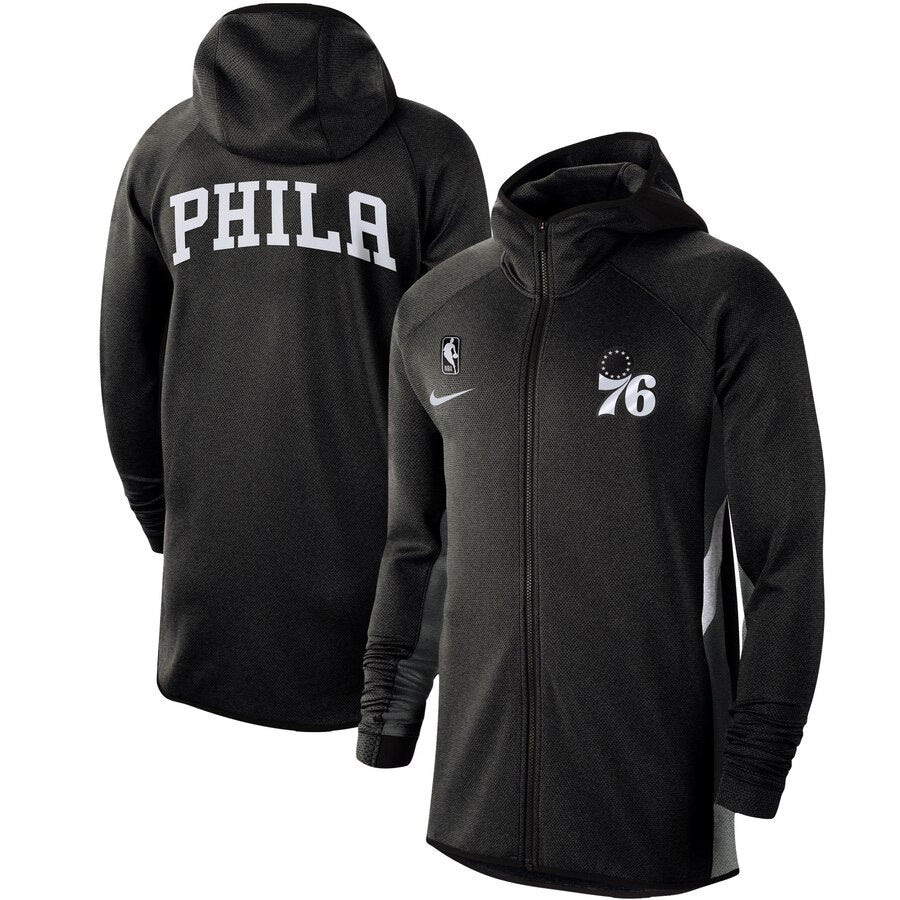 Philadelphia 76sers black long cut jacket