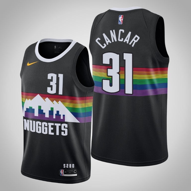 Maillot Denver Nuggets 31 Cancar noir