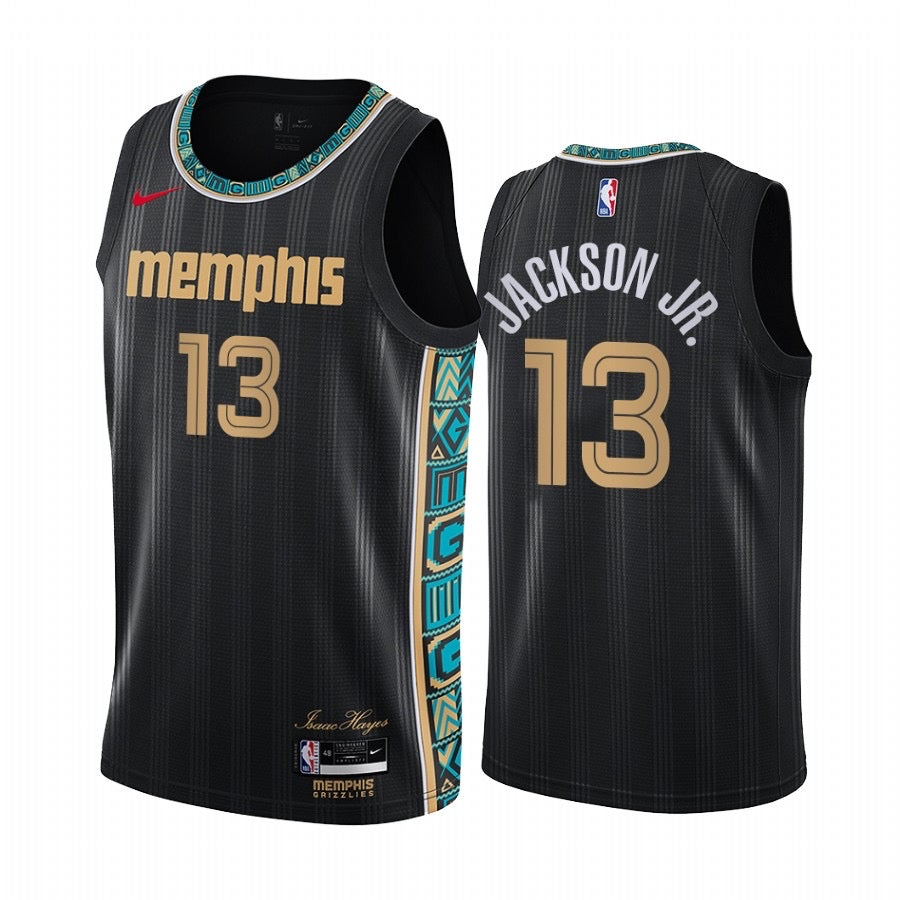 Memphis noir 13 jackson jr. Jersey