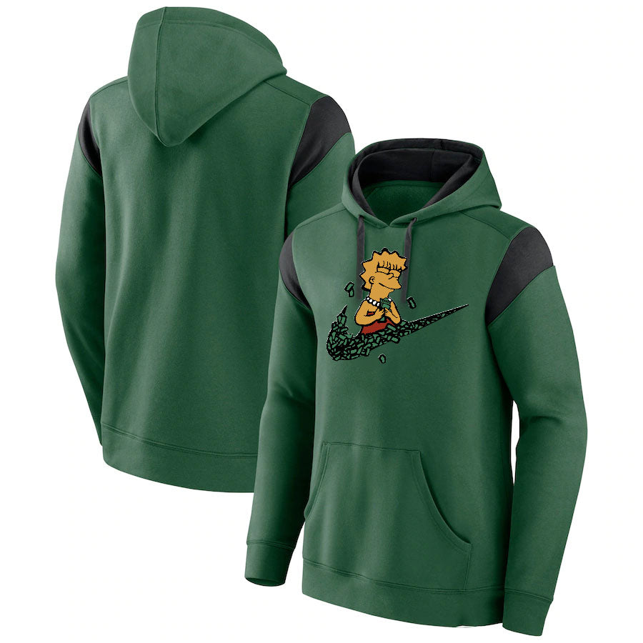 Nike 22  green/black simpson edition hoodie