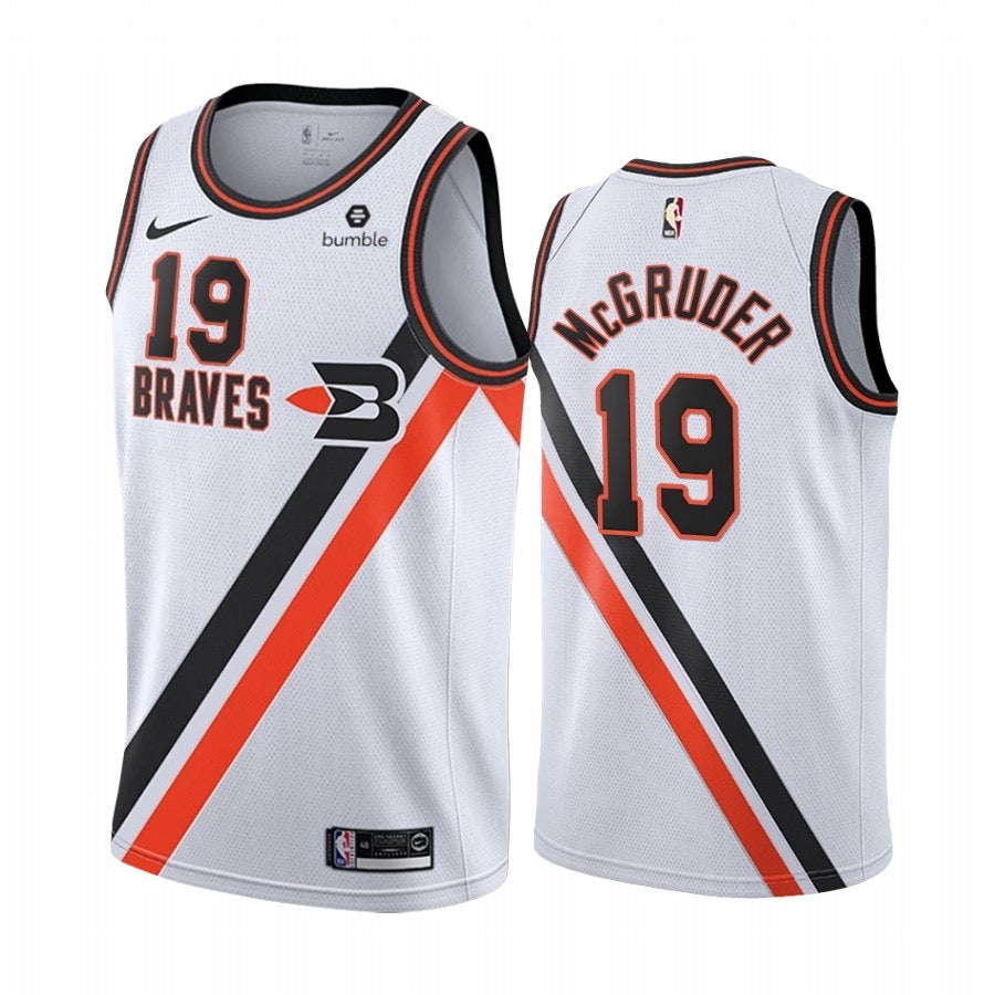 Maillot Braves blanc/rouge 19 mcgruder