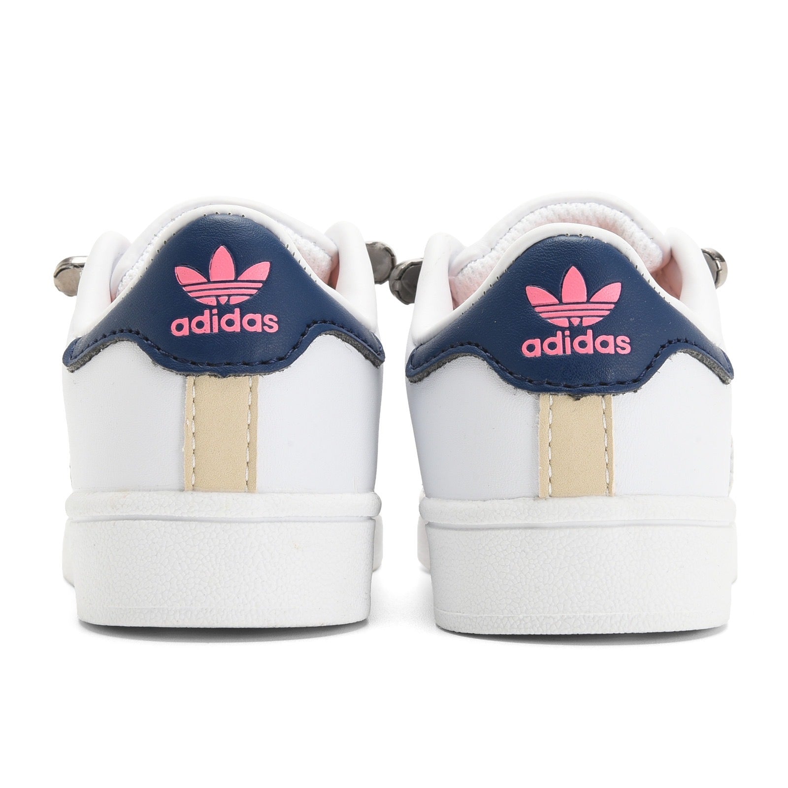 Adidas superstar white/multicolored shoes