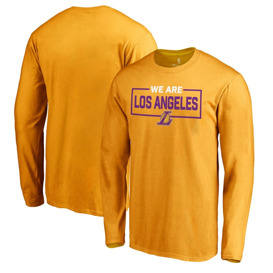 Chemise longue jaune des Lakers