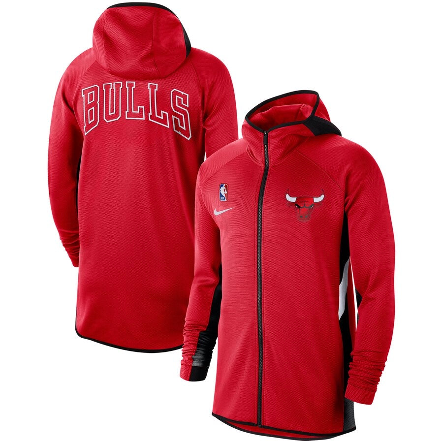 Chicago bulls red long cut jacket