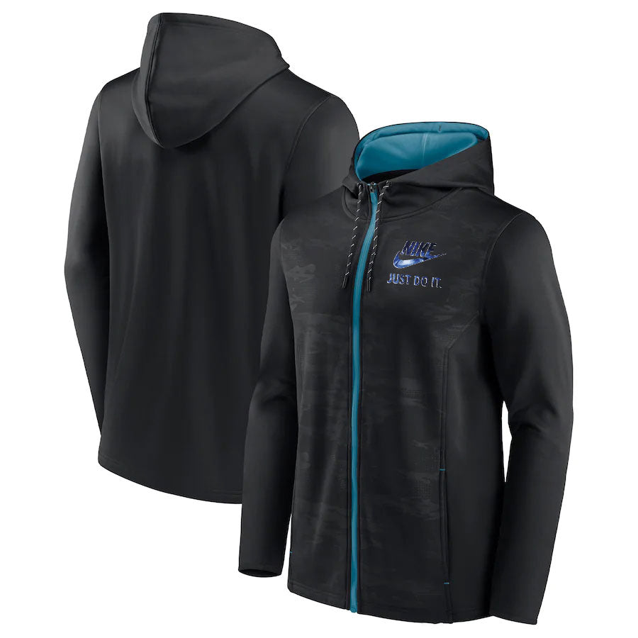 Nike black and blue jacket