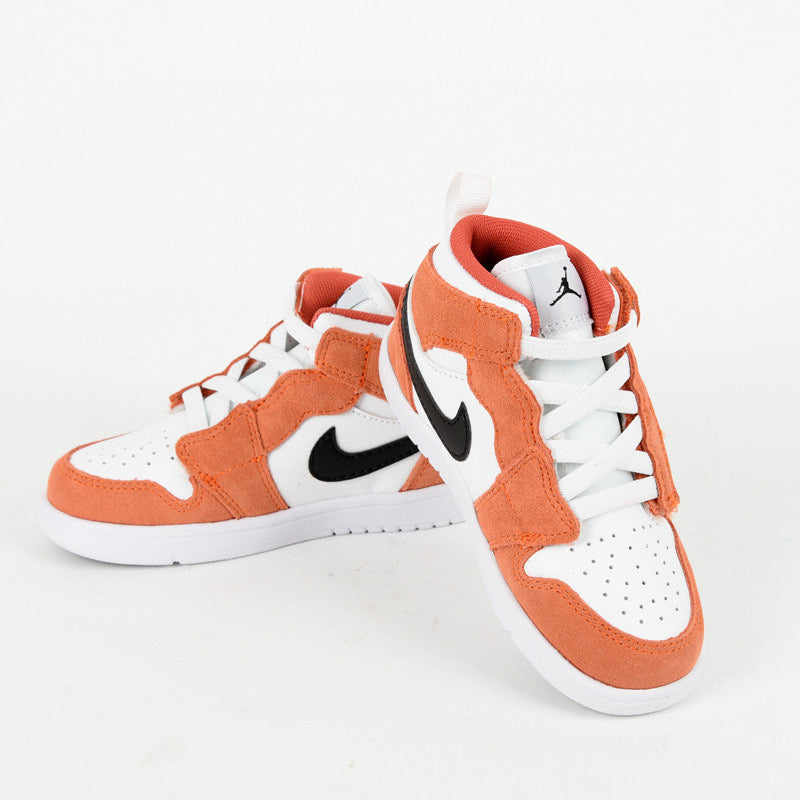 Nike jordan orange shoes