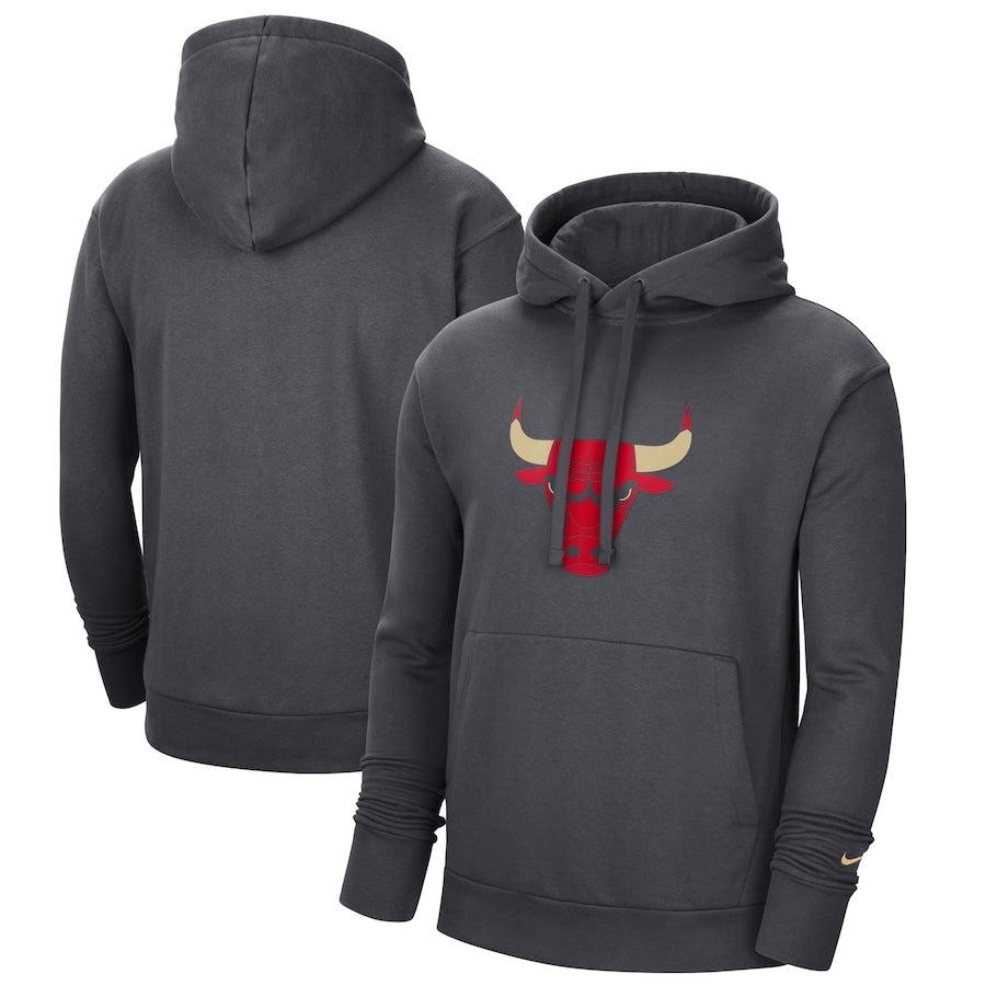 Chicago bulls dark grey hoodie