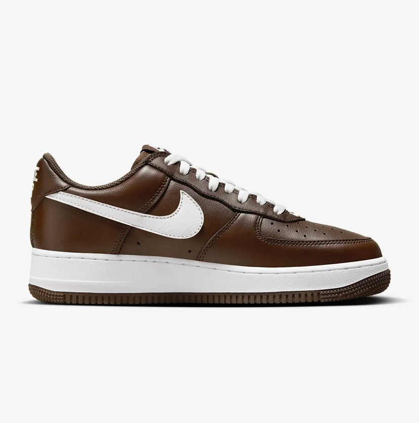 Nike airforce A1 chocolate brown shoes