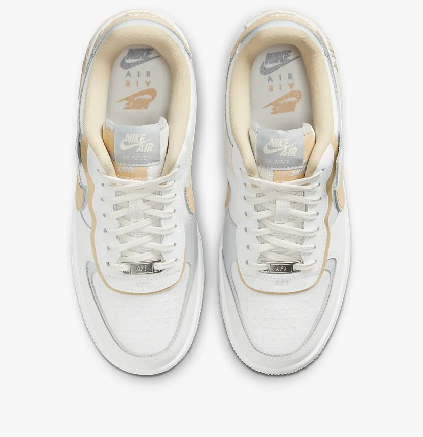 Nike airforce A1 double crème chaussures