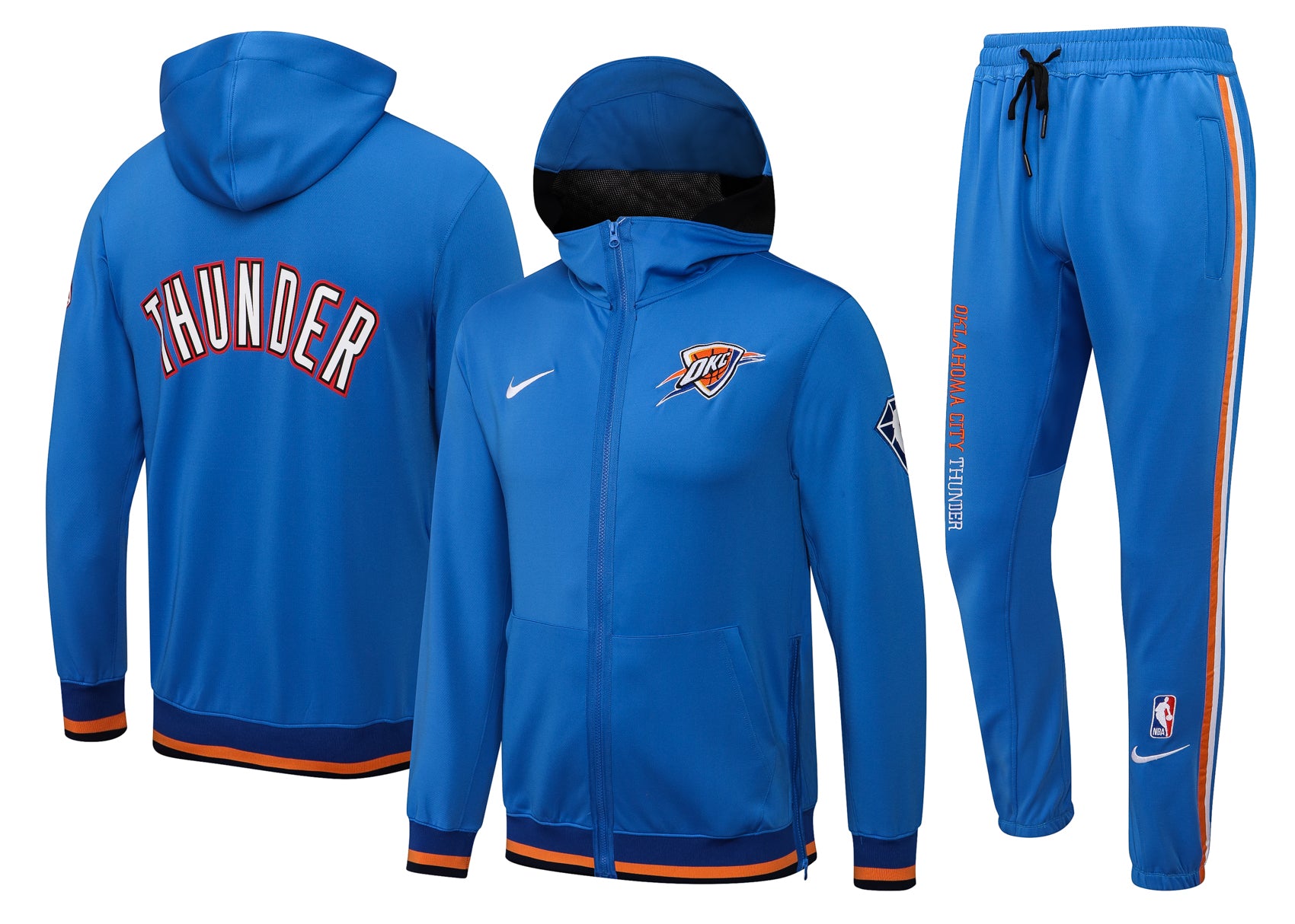 OKC Thunder blue suit