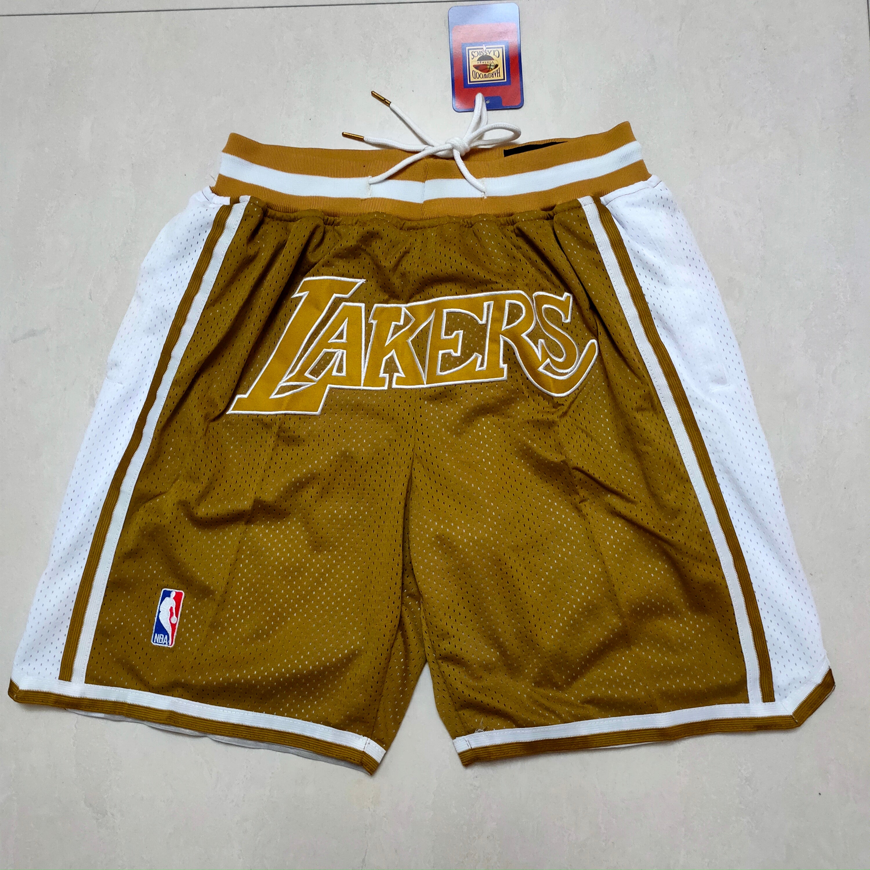 Lakers brown shorts