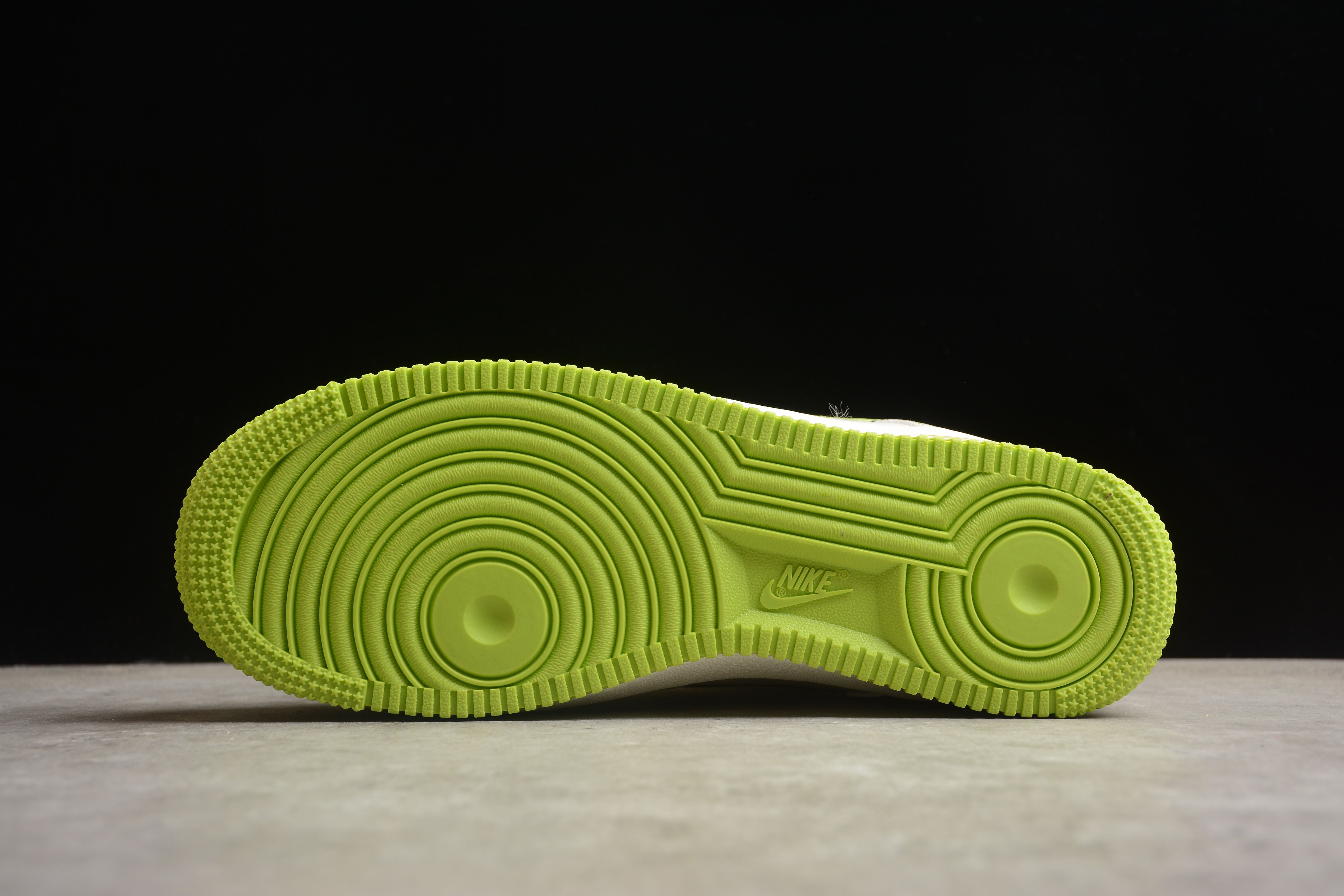 Nike airforce A1 chaussures vert clair