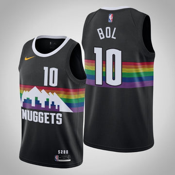 Maillot 10 bols noir Denver Nuggets