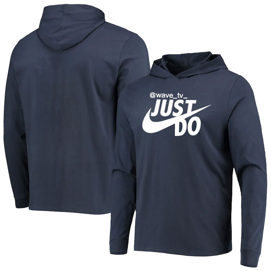 Nike 20 black/white just do it hoodie