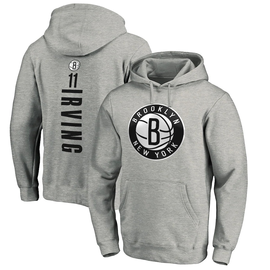 Brooklyn nets grey 11 irving hoodie