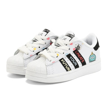 Chaussures Adidas superstar blanc/noir