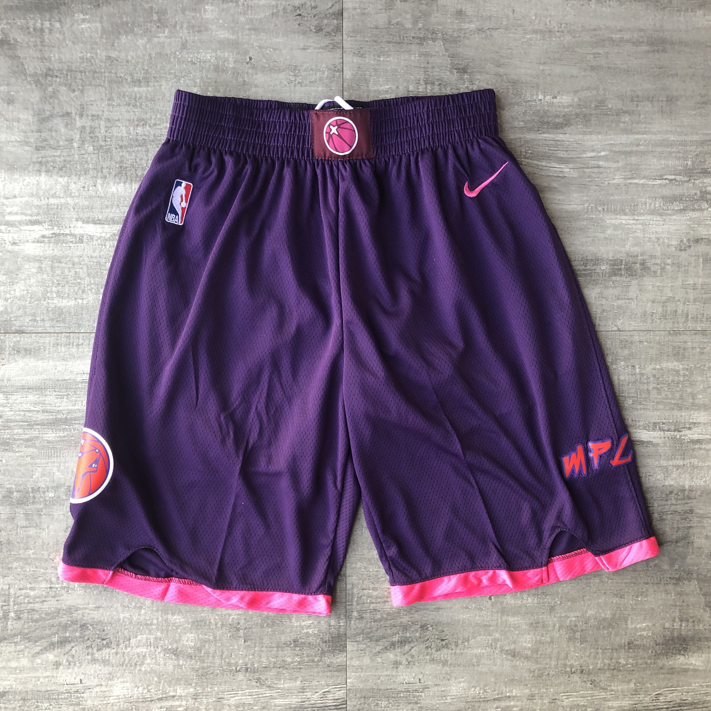 Wolves purple/pink shorts