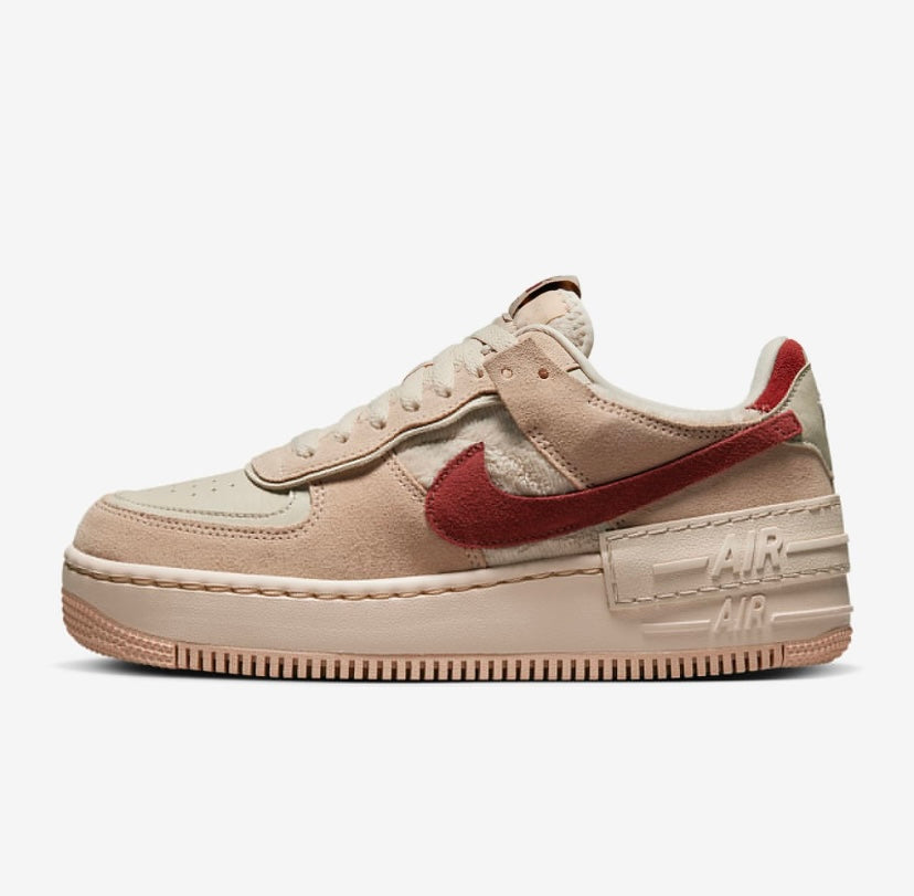 Nike airforce A1 double chaussures beiges