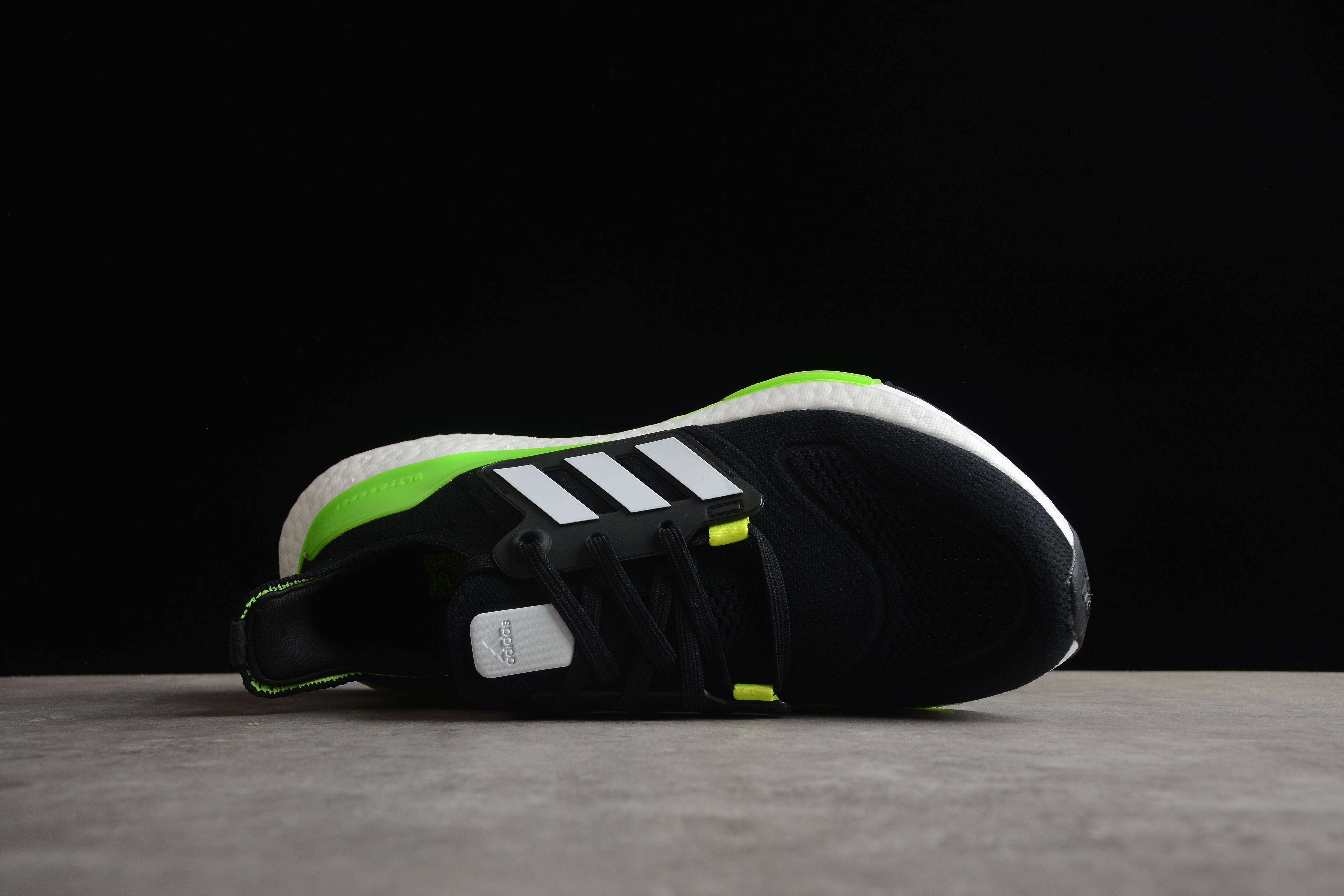 Adidas ultraboost black/neon shoes