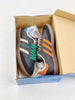 Adidas samba orange green shoes