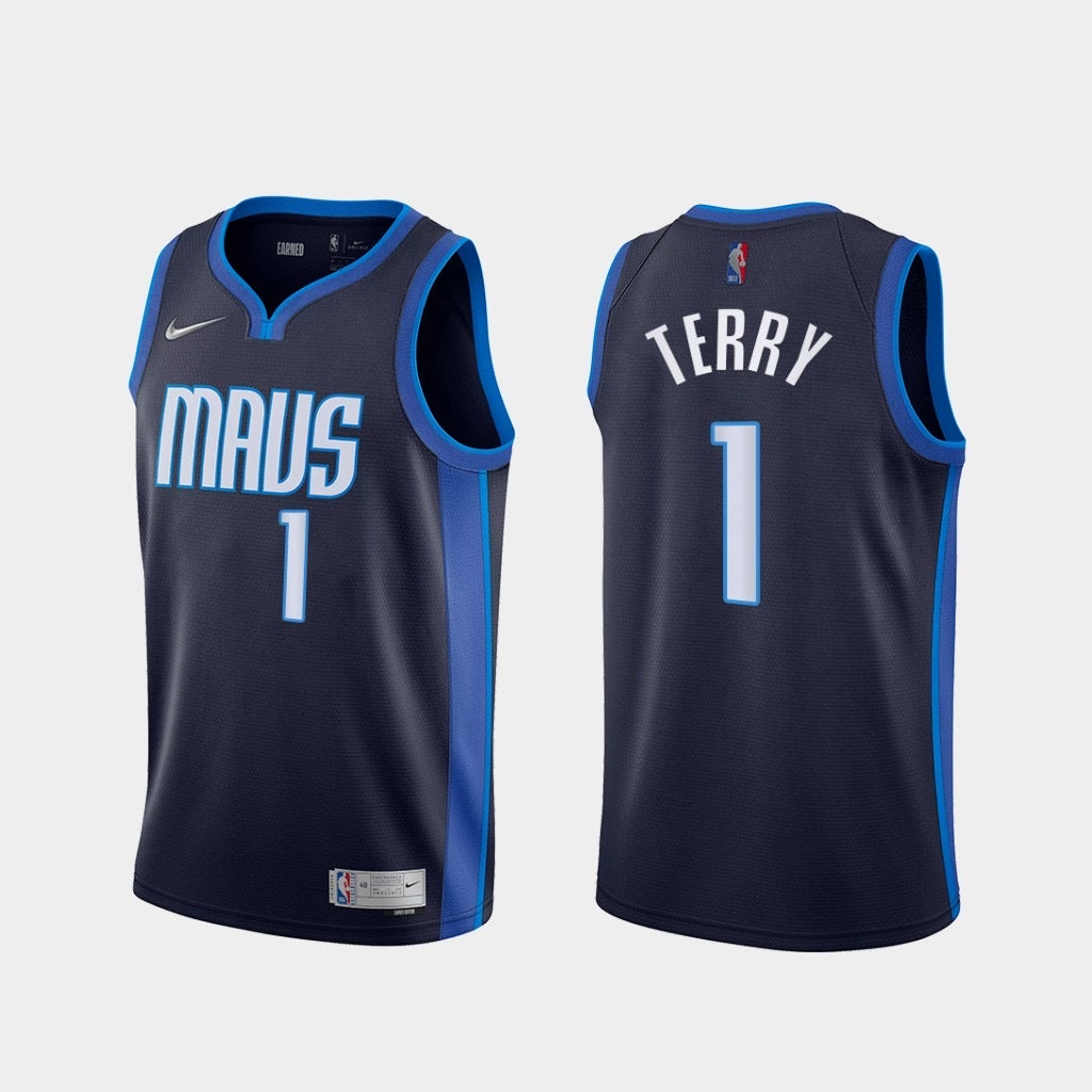 MAVS navy blue 1 terry jersey