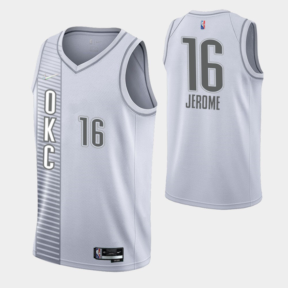 Maillot OKC blanc 16 Jérôme