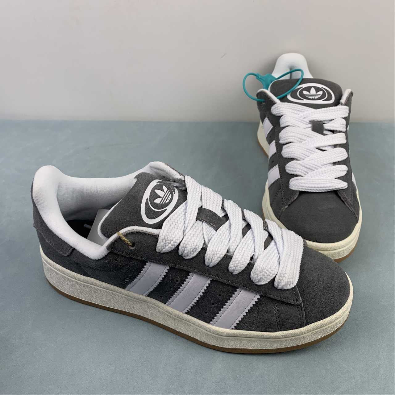 Adidas campus grey shoes
