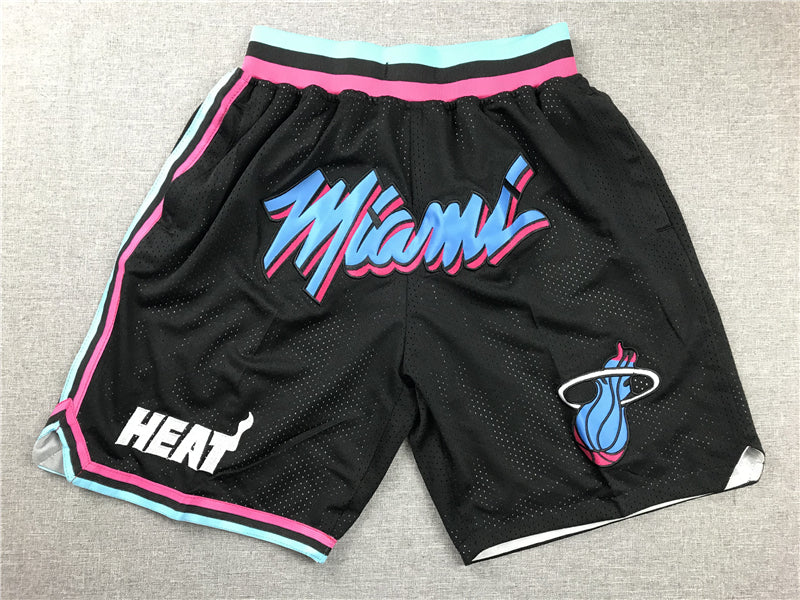 Short Miami Heat noir-rose/bleu