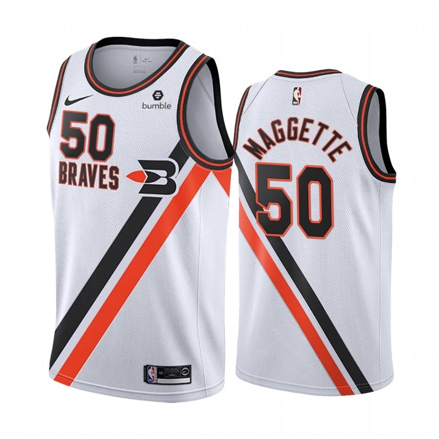 Maillot maggette Braves blanc/rouge 50