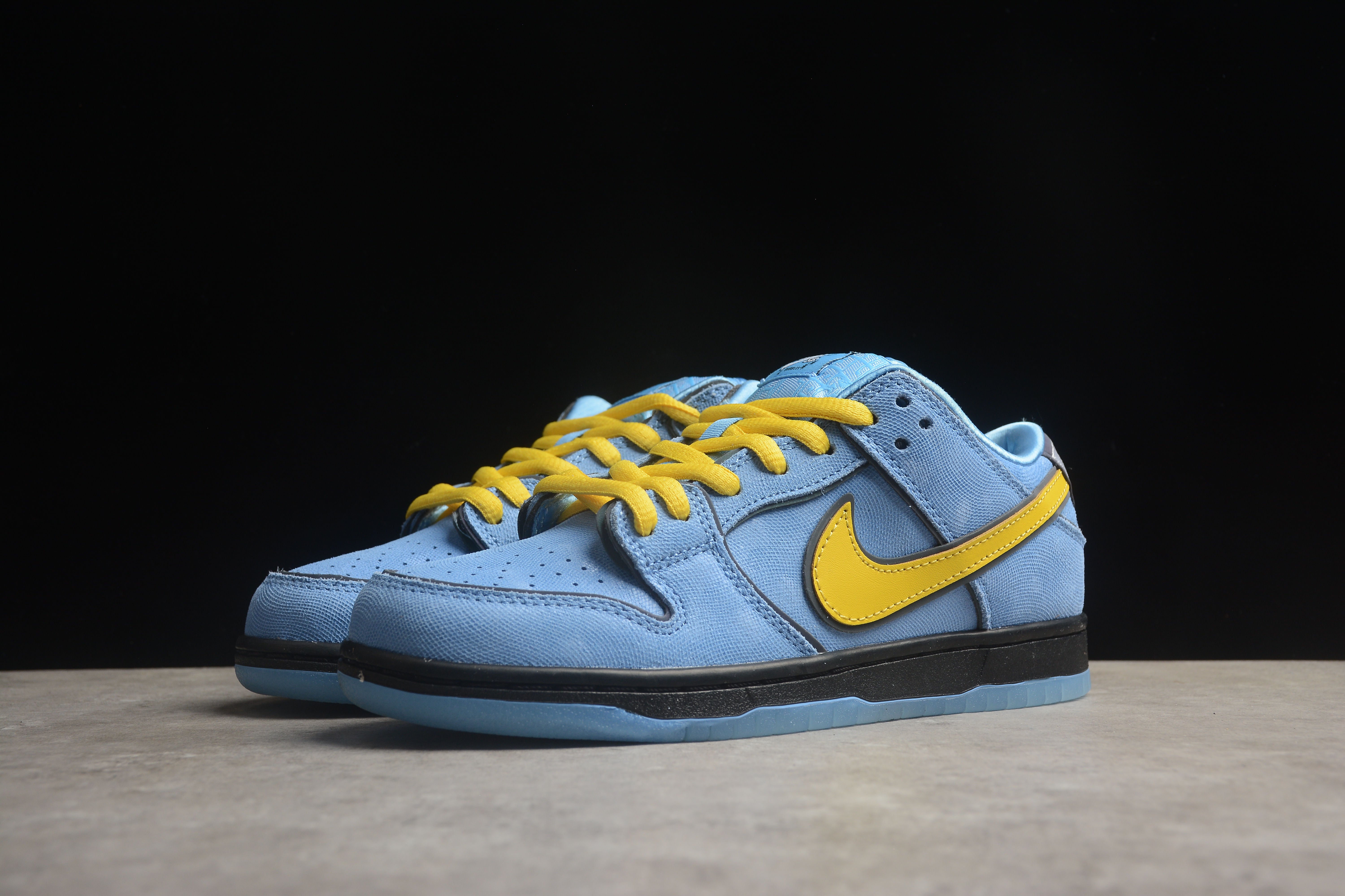 Nike SB dunk low the powerpuff girls blue shoes