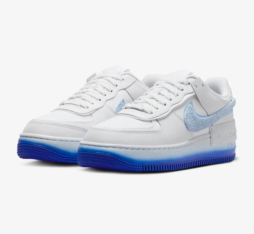 Nike airforce A1 double chaussures bleu royal