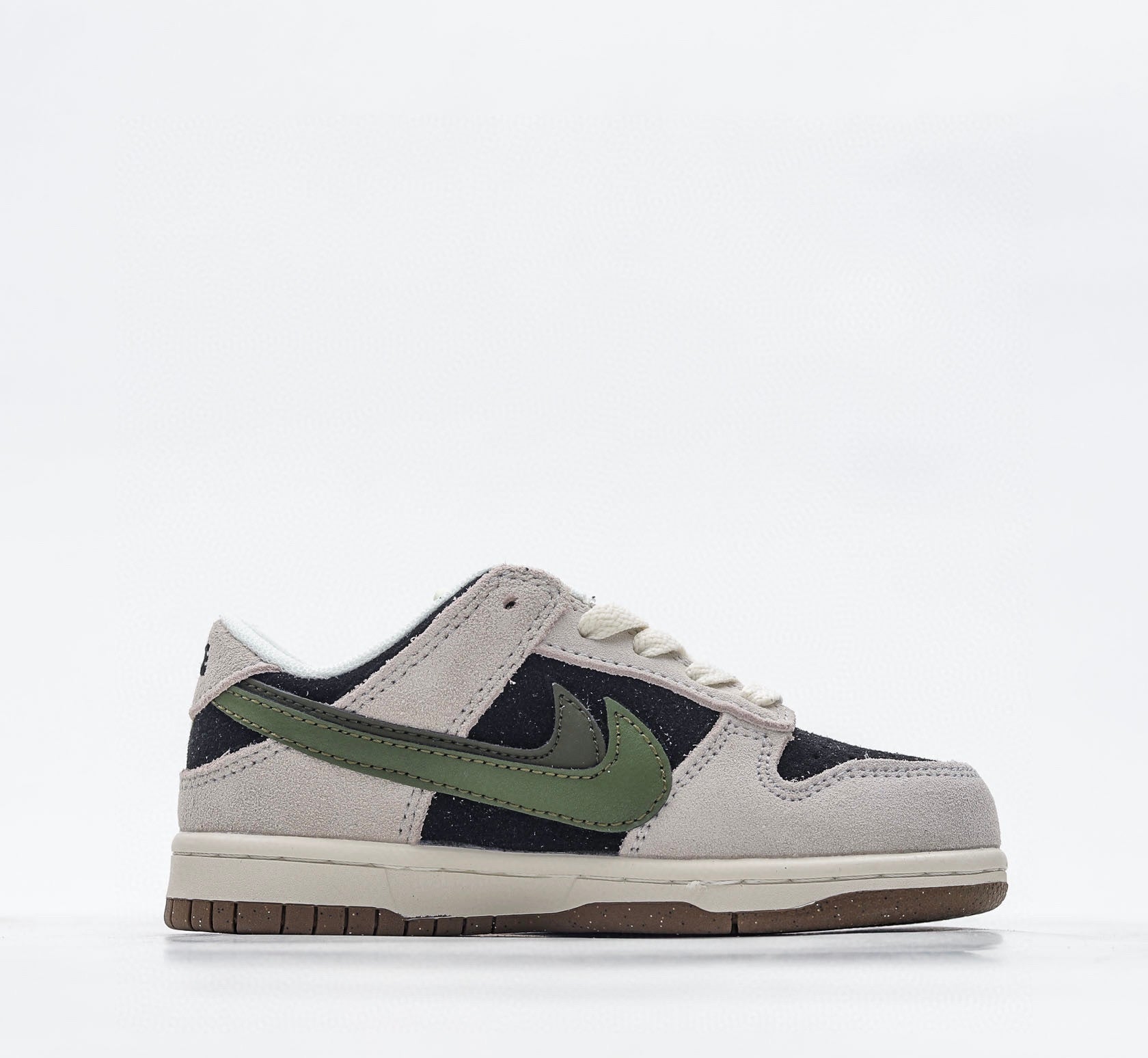 Nike SB grey and green shoes