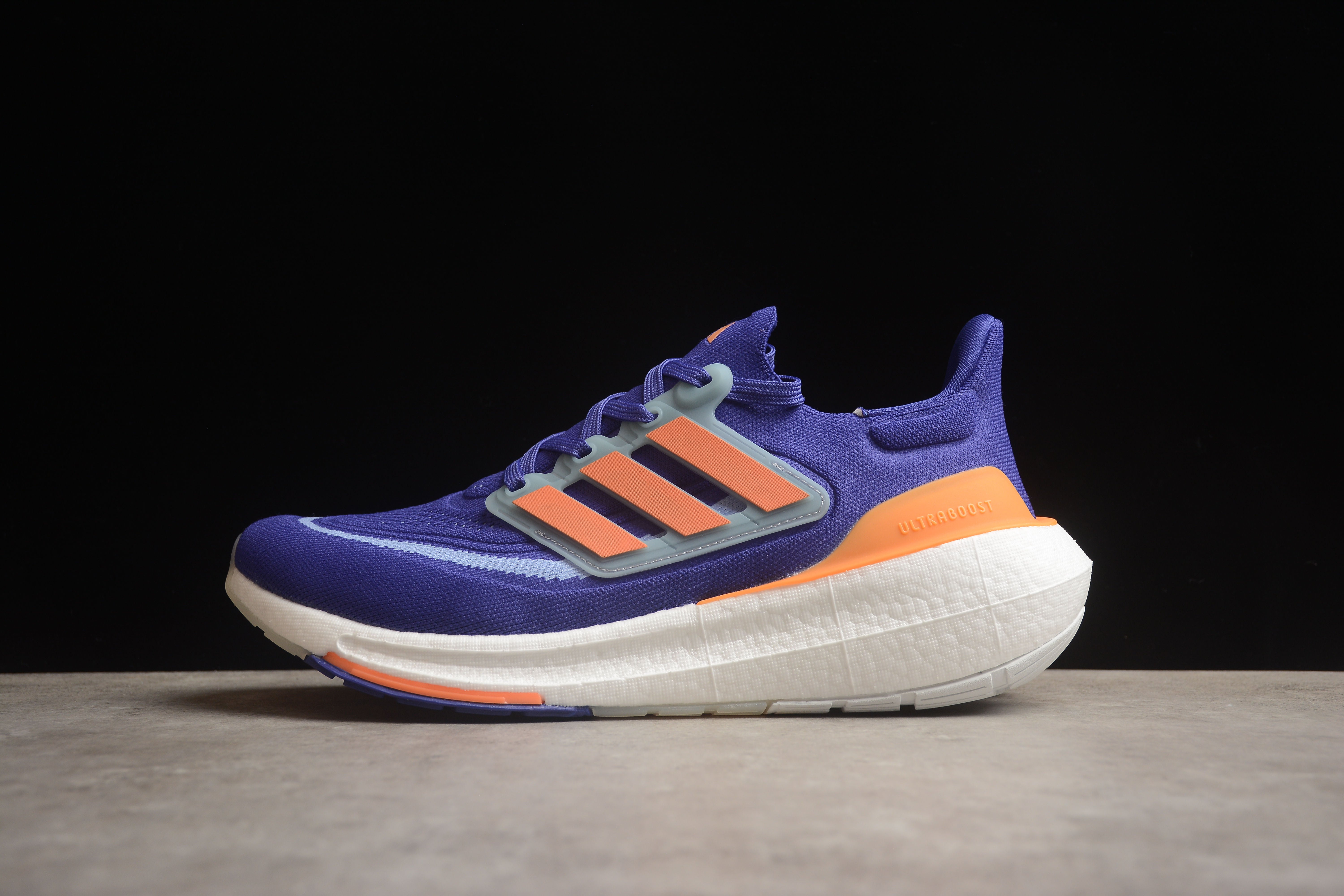 Adidas ultraboost royal blue/ orange shoes