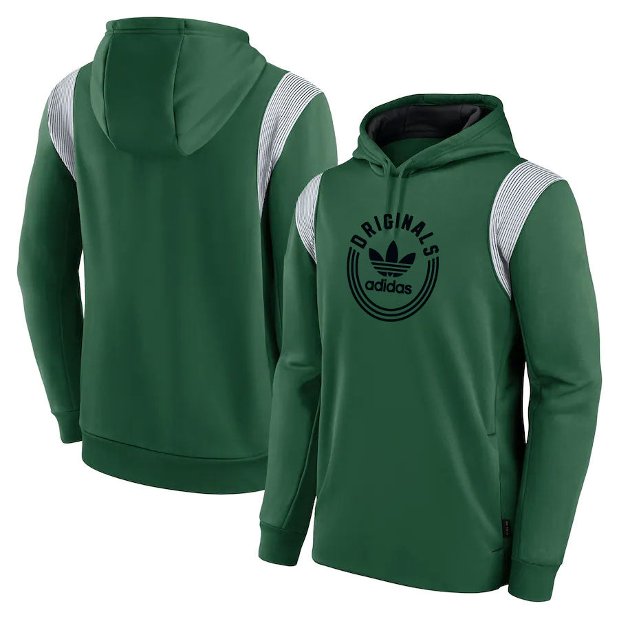 Adidas dark green hoodie