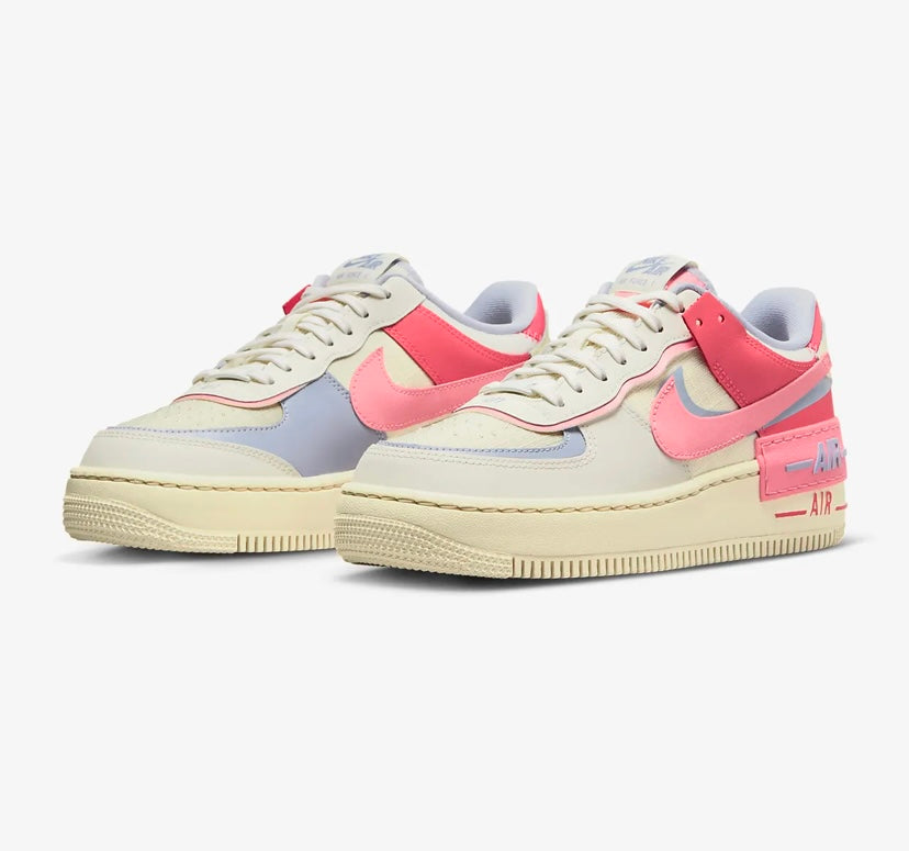 Nike airforce A1 double chaussures roses