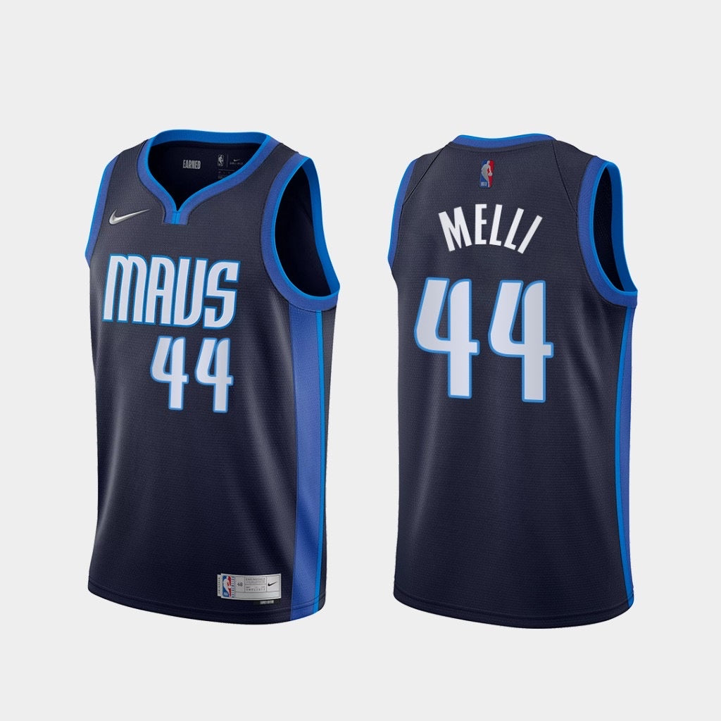 Maillot MAVS 44 melli bleu marine